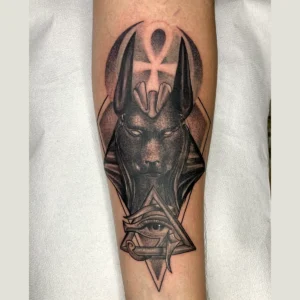 Anubis tattoo